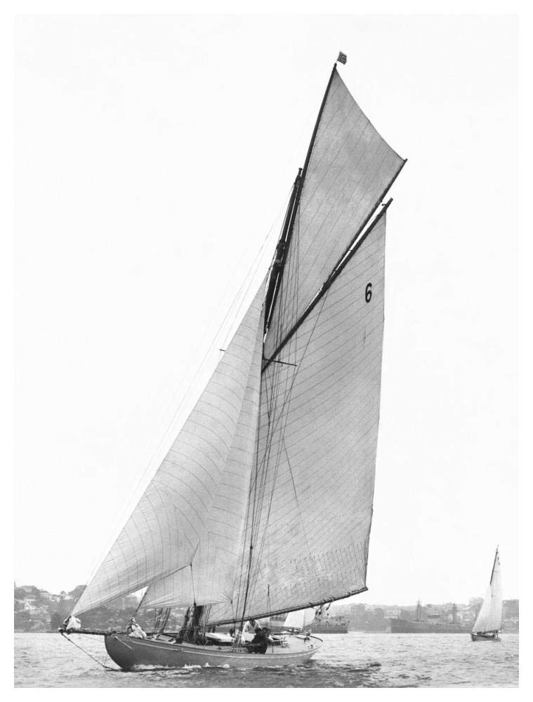 Sailing In Sydney Harbour-Paper Art-38,,X50,,