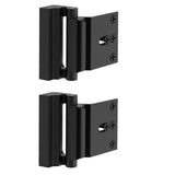 2 Pack Door Reinforcement Locks with 8 Screws, Home Security Door Lock for Toddler, Childproof Door Lock Night Lock Withstand 80