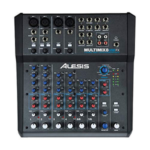 Alesis Multimix 8 Usb Fx | 8-Channel Mixer With Effects & Usb Audio Interface