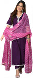 Gosriki Women'S Cotton Regular Kurta And Pants & Dupatta (Macbook-Wine_L-Go_Magenta_L),Wine,,B08VDG7N5N