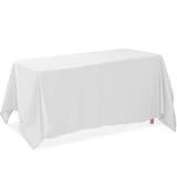 Lanns Linens 10 Pack 90 x 156 Inch Rectangular Tablecloth, Washable Polyester Fabric Table Cloth for Dining Tables, Restaurants