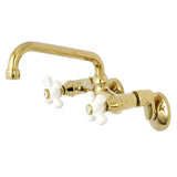 Kingston Brass Ks613Pb Kingston Kitchen Faucet, Polished Brass, 6.94 X 4.88 X 2.75