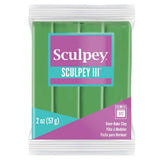 Sculpey III Polymer OvenBake Clay, String Bean Green, Non Toxic, 2 oz. bar