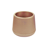 Hug A Plant | Mudkuda Small Round Plastic Pot For Home & Garden (11Cm|4.5Inch, Golden) (Pack Of 1)