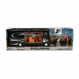 New Ray Toys Scale Model Polaris with RV & Figure