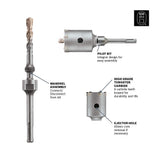 Bosch T3913Sc 1 In. Carbide Sds-Plus Speedcore Thin-Wall Core Bit For Removal Of Masonry, Brick And Block