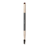 jane iredale Pro Series Eye & Brow Brush, Ultra-Small, Dual-Ended Cosmetic Brush & Spoolie Grooms and Seamlessly Applies Makeup,