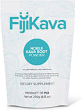FijiKava Instant Kava Kava Powder 250g - Premium Kava Root Powder with High Kavalactone Content - Natural Relaxation Aid for Cal