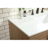 Elegant Decor Indoor Modern Under Sink Bathroom Fixtures Storage Organizer Cabinet 60 Inch Single Bathroom Vanity - Green