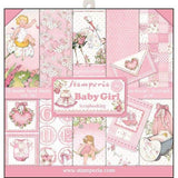 Generic Scrapbook STAMPERIA Baby Girl, Pink, 12 X 12 (SBBL41)