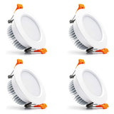 3 inch Dimmable LED Recessed Lighting, 7W Retrofit Downlight, 4000K Natural White, CRI 80 with LED Driver, as AC 110V Ceiling Li