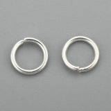 HDSupplies 100 Pieces - 304 Silver Tone Stainless Steel Jump Rings - 7mm - 18 Gauge (1mm Thickness)