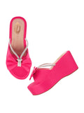 Shoetopia Women'S Heeled Sandal-2 Kids Uk (Shine-Pink)-Eu35,Pink,2,B0D4JTZNL4