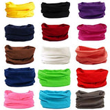 Vt Virtue Traders Bandana Headwear Magic Scarf For Men And Women (Multicolour, Pack Of 10 Pcs)