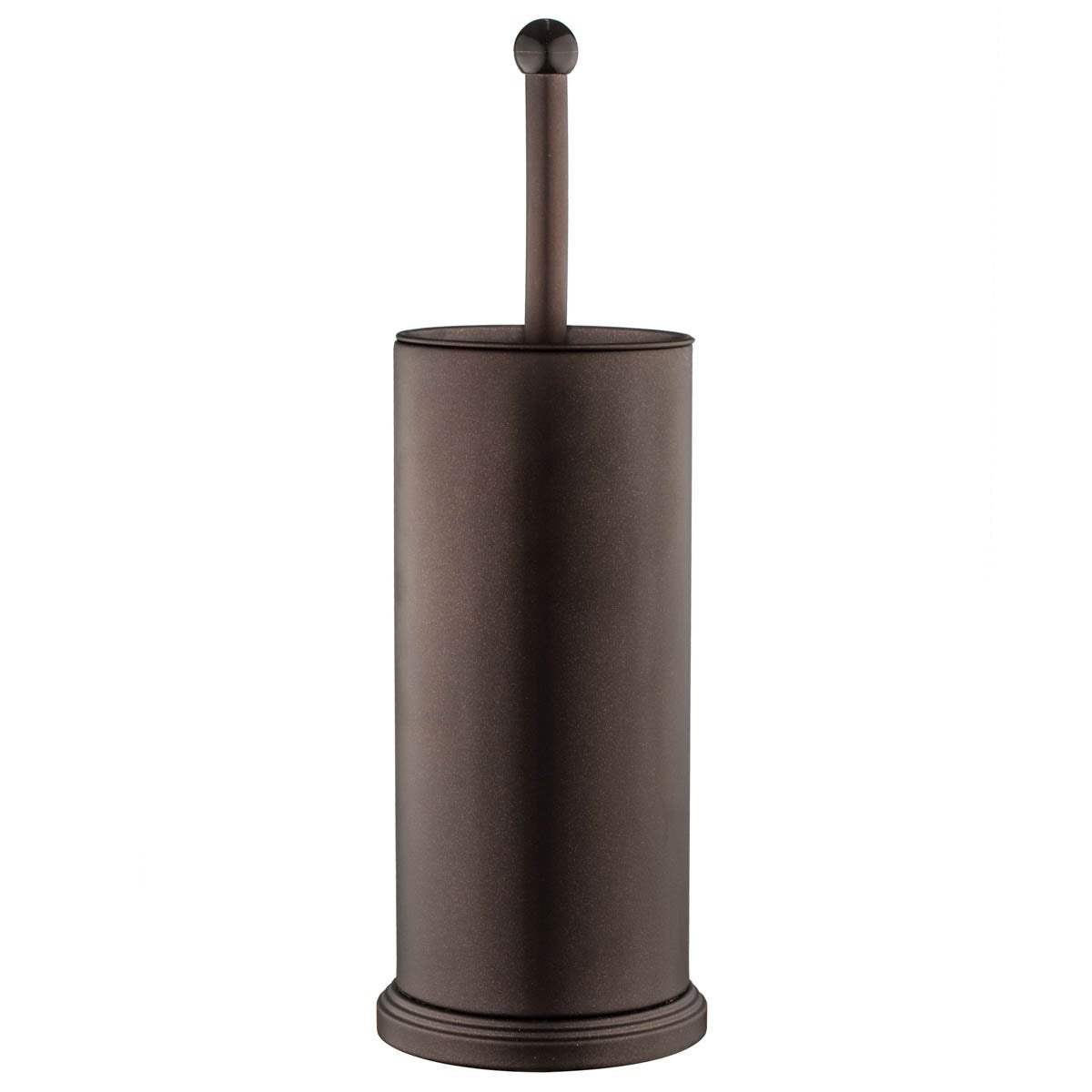 Home-it Toilet Bowl Brush and Holder - Bronze Bathroom Accessories Covered Toilet Brush Compact, Space Saving, Deep Cleaning Bru