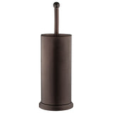 Home-it Toilet Bowl Brush and Holder - Bronze Bathroom Accessories Covered Toilet Brush Compact, Space Saving, Deep Cleaning Bru