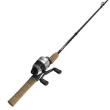 Zebco 33 Cork Micro Spincast Reel and 2-Piece Fishing Rod Combo, Cork Handle, Quickset Anti-Reverse Fishing Reel with Bite Alert