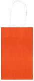 Elegant Orange Cub Paper Bag Value Pack (8.5 x 5.25 x 3.5) 10 Pieces Perfect for Parties, Events, Gifts & More