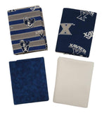 Choice Fabrics College Fat Quarter Bundle (18  x22Cuts) - Xavier Musketeers - 10 Pack - Premium Licensed Fabrics for Quilti