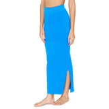 Zivame All Day Seamless Mermaid Saree Shapewear With Removable Drawcord For Women - Blue1 Blue 2Xl