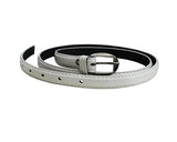 Vtflair WomenS LadiesS GirlS Belt For Jeans,Formal Casual Belts For Women/Girls Free Size Fit On Upto 36Inch Waist White Colo