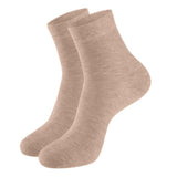 Mukhaksh (Pack Of 1 Pair = 2 Socks Boys Cotton Beige Ankle Length Socks, Sports Socks, Athletics Socks, Badminton Socks