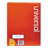 Universal UNV80106 1.33 in. x 4 in. White Labels Inkjet/Laser Printers White (1400/Box)