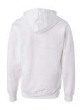 Independent Trading Co. Midweight Full-Zip Hooded Sweatshirt - White, L