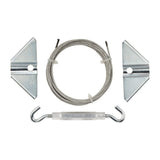 National Hardware N192-211 Anti-Sag Gate Kit, For Exterior Use, Coated With Weatherguard Protection, Zinc-Plated