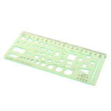 ECOMISTIQ Green PP Drafting Drawing Tool Ruler Geometric Oval Template for Students 2 | Other Drawing Supplies | Drawing & Lette