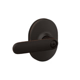 Schlage F40 DAV 716 RMN Davlin Door Lever with Remsen Trim, Bed & Bath Privacy Lock, Aged Bronze