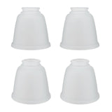 Aspen Creative 23168-4 Transitional Frosted Ceiling Fan Replacement Glass Shade.2-1/8Fitter, 4-5/8Diameter x 4-5/8Height.4 Pack