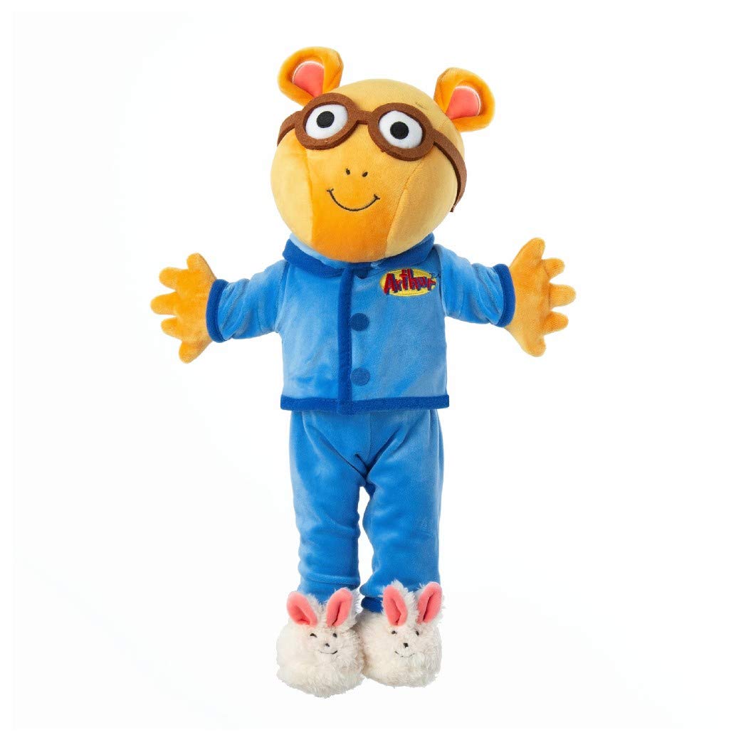 Plush Arthur The Aardvark Doll From Pbs Show Arthur - Cute, Soft, Stuffed Plush Toy For Kids - 15 Inches (Nighttime Arthur)