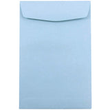 JAM PAPER 6 x 9 Open End Catalog Premium Envelopes - Pastel Baby Blue - 10/Pack