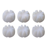 ECOMISTIQ 6X Flower Base Silicone Models Epoxy Resin Casting Jewelry Making Tool White | Soap Molds Candle & Home Arts Crafts