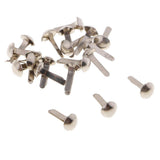 MERISHOPP 1200 Pieces Metal Round Head Brads Paper Craft Scrapbook Fasteners