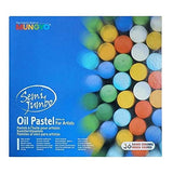 Mungyo Gallery Oil Pastels Semi Jumbo Set of 36 70mm X 17mm Assorted Colors