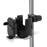 2-in-1 Mic Stand Cup Phone Holder, Black Universal Bottle Phone Holder Microphones Accessories for Concert Hall Recording Studio