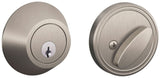 SCHLAGE Dexter by Schlage JD60619 SingleCylinder Deadbolt, Satin Nickel