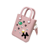 Calandis Hole Bag Handheld Portable With Hole Crossbody Bag For Beach Travel Shopping Pink | Womens Handbags & Bags