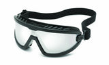 Gateway Safety 4588M Wheelz Stylish and Comfortable Safety Goggle, Silver Mirror Lens, Black Frame