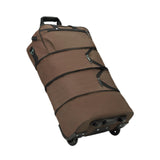 Enakshi Rolling Duffel Bag Multifunctional Compact Suitcase For Outdoor Sports Trips Brown|Travel | Luggage