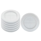 suiwotin 6pcs 1-11/16 ID 2 Drill Hole Rubber Grommets, Firewall Hole Plug Wire Protection, Double-Sided Round Hole Grommet Kit (