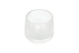 Shepherd Hardware 8610E Leg Tips 3/4-Inch Inside Diameter Rubber Chair Leg Caps, 24 Pack, Clear