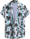 Lookmark Men'S Cotton Blend Stitched Printed Half Sleeve Shirt(Printed Shirt Niko-L)