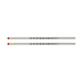 Cross Mini Ballpoint Pen Refill Red Medium Dual Pack, Medium Red (85185)