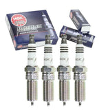 4 pc NGK Iridium IX Spark Plugs compatible with Chevrolet Equinox 2.4L L4 2010-2017