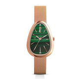 Carlington Iconic 2047 Analog Watches For Women With Premium Mesh Strap, Scratch-Resistant Dial, And Water-Resistant Body - Eleg