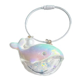 Calandis Whale Keychain Cute Compact Doll Adorable Bag Pendant For Backpack Key Purse White | Modern (1970Now) | Keychains | I2