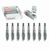 8 pc NGK V-Power Spark Plugs compatible with Chevrolet K1500 5.0L 5.7L V8 1988-1995